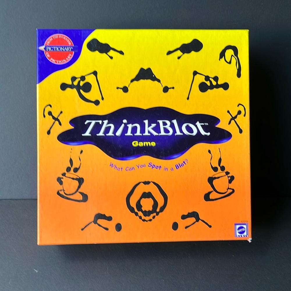 Mattel Games ThinkBlot Board Game From The Inventor Of Pictionary